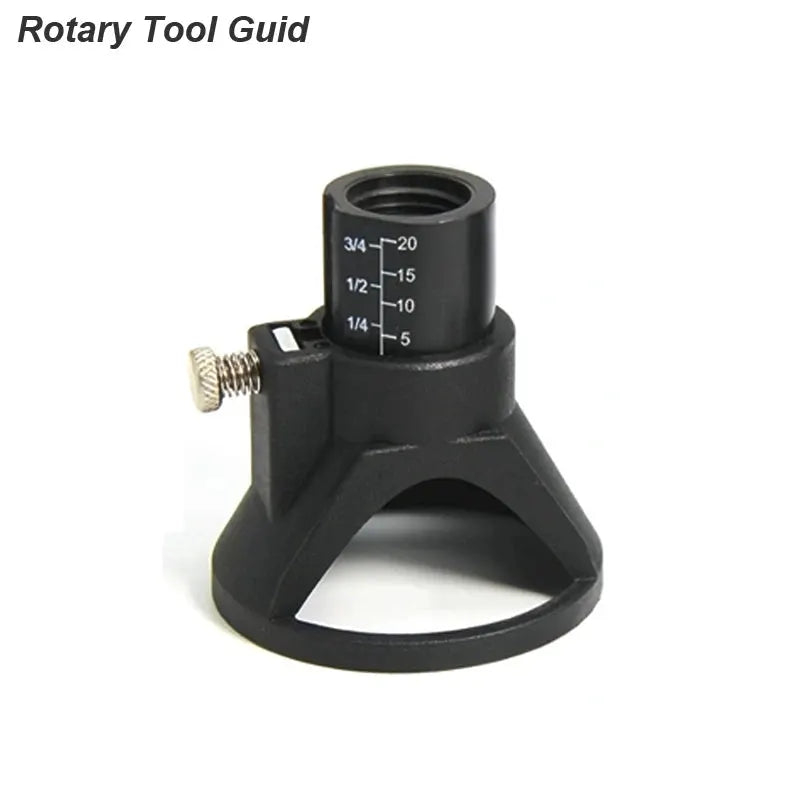 Rotary Router Milling Cutter Guide Attachment And Drill Bit Set For Dremel Wood Carving And Precise Milling