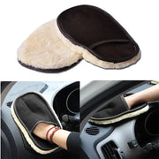 ApexDetail Microfiber Wool Auto Car Washing Glove Scratch Free Plush Cleaning For Cars And Motorcycles