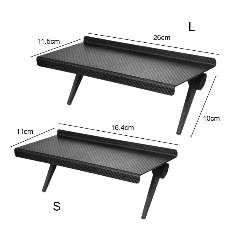 TV Screen Top Storage Shelf Adjustable Monitor Rack Computer Desktop Display Stand Router Organizer Home Office