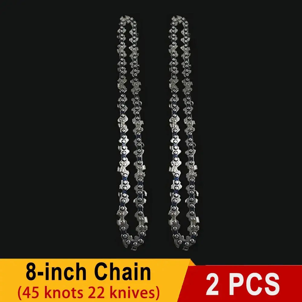 8 Inch Electric Chainsaw Bar Replacement One Quarter Inch Pitch With 22 Knives And 45 Link Chain For Garden Tools