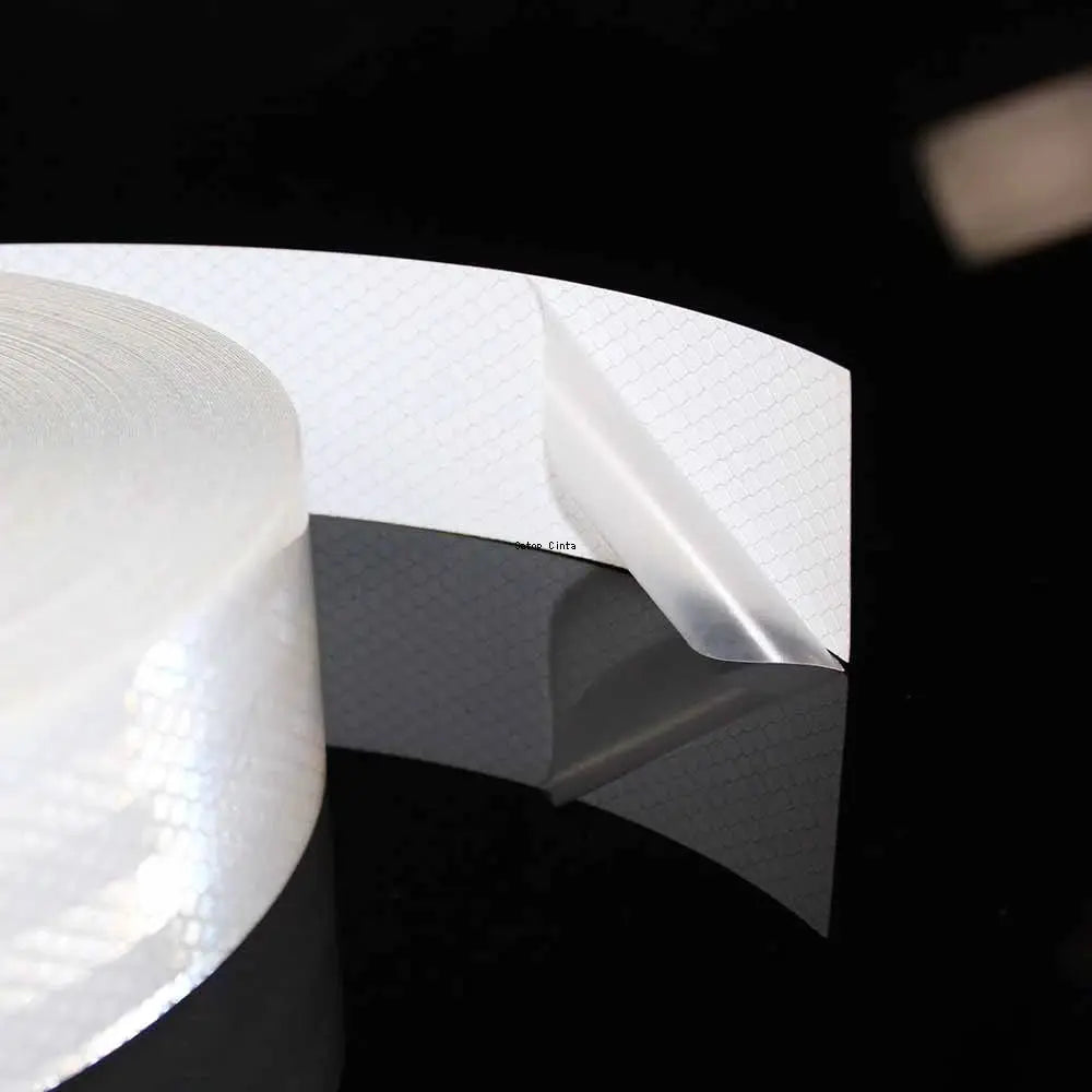 High Intensity Reflective Adhesive Tape 5cm By 5m Diamond Grade Red White Yellow Waterproof For Trucks Cars Motorcycles