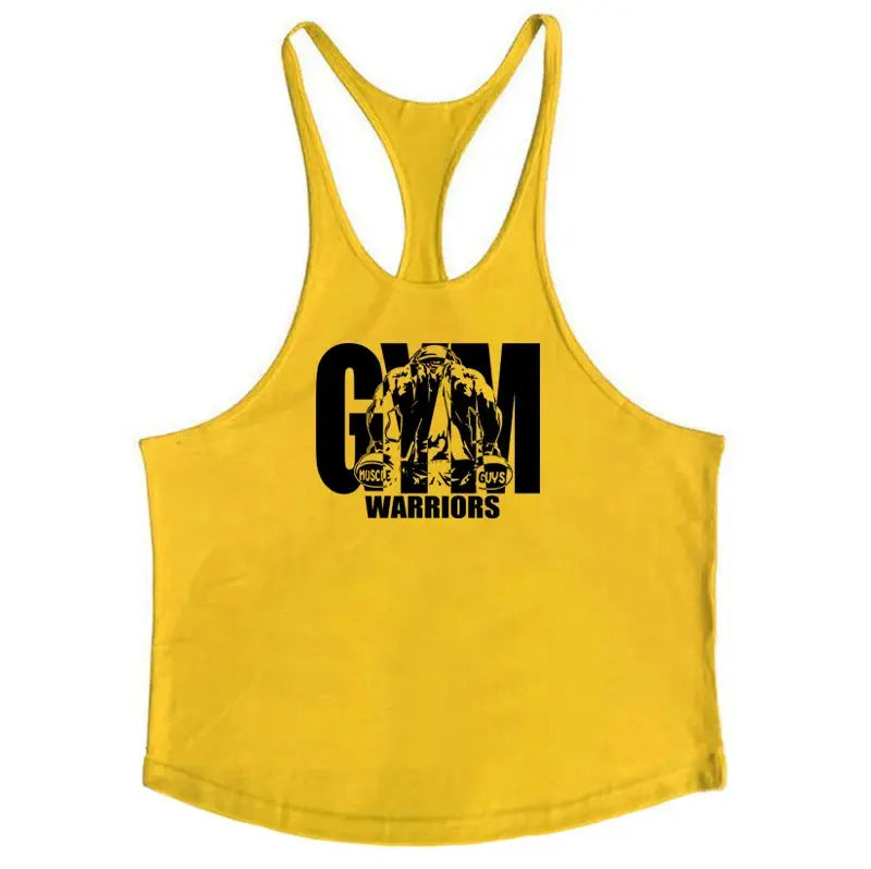 VitalPeak Gym Tank Top Y Back Sleeveless Vest Breathable Cotton Fitness Shirt For Full Range Of Motion