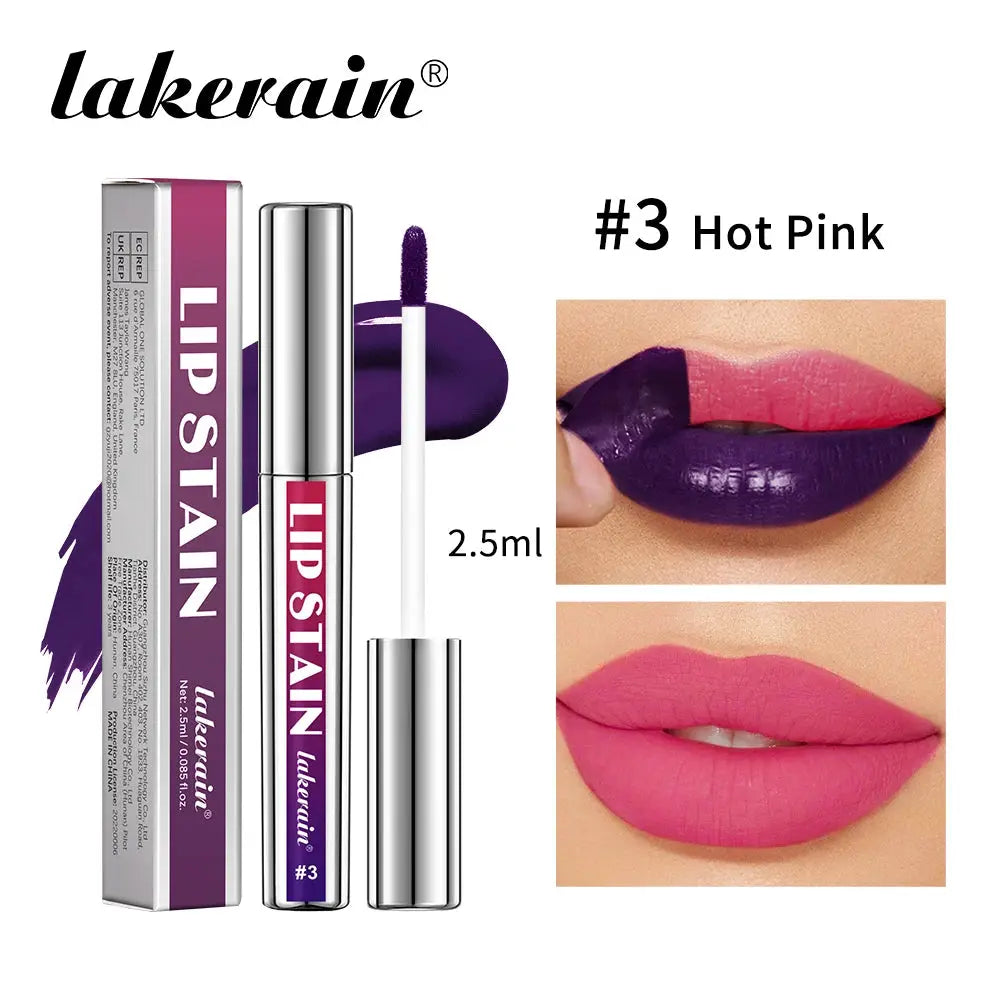 RadiantHue Lip Stain Peel Off Long Lasting Waterproof Transfer Proof Pink Lip Color for Women