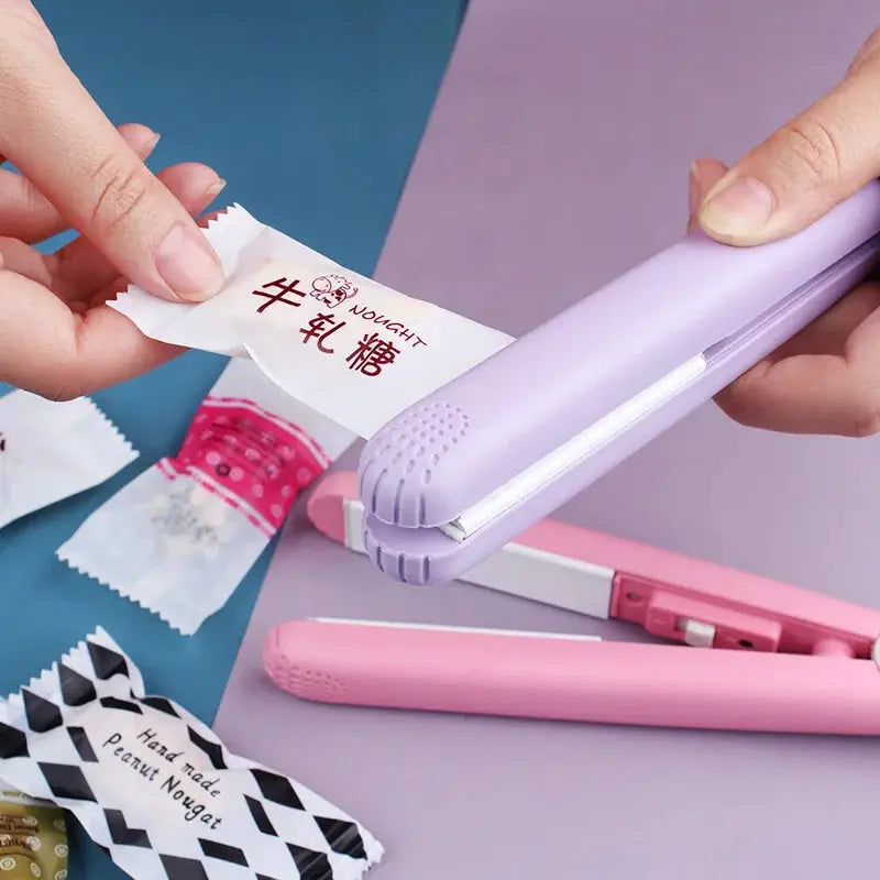 Ceramic flat irons in pastel pink and purple with floating plates; two styling wands