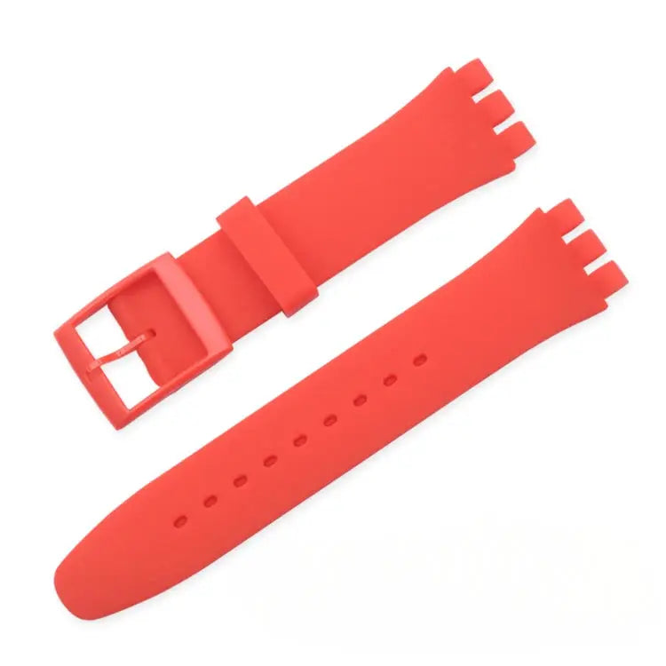 Swatch Compatible Silicone Watch Band 16mm 17mm 19mm 20mm Waterproof Colorful Rubber Strap For Men And Women