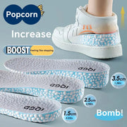 Invisible Height Increase Insoles EVA Material Breathable Shock Absorption Arch Support For Shoes Men Women
