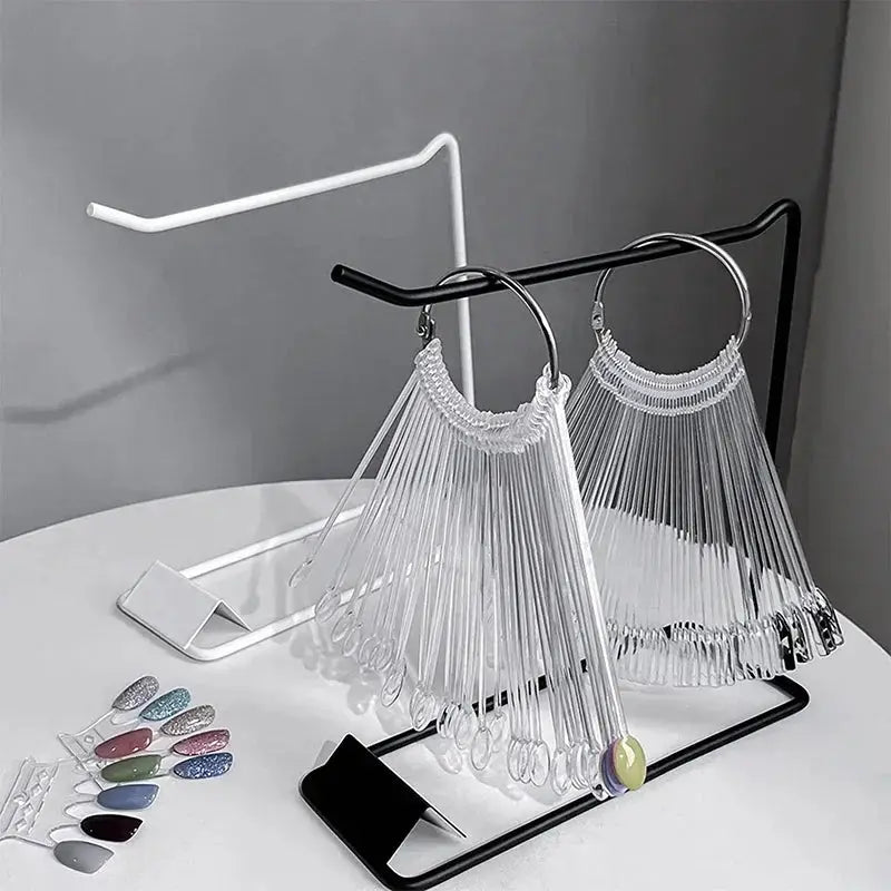 NailCraft Durable Nail Swatches Display Card Ring Bound for Gel Polish and Acrylics Sample Stand