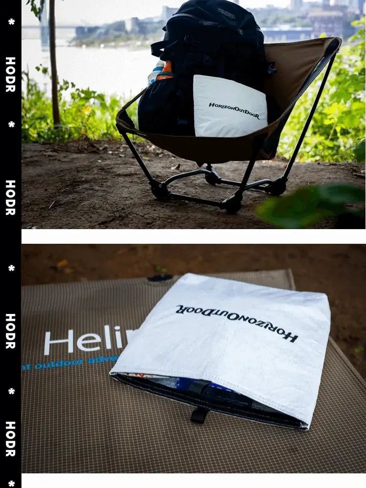 HODR GEAR Tyvek insulated food pouch, white, for hiking and camping.