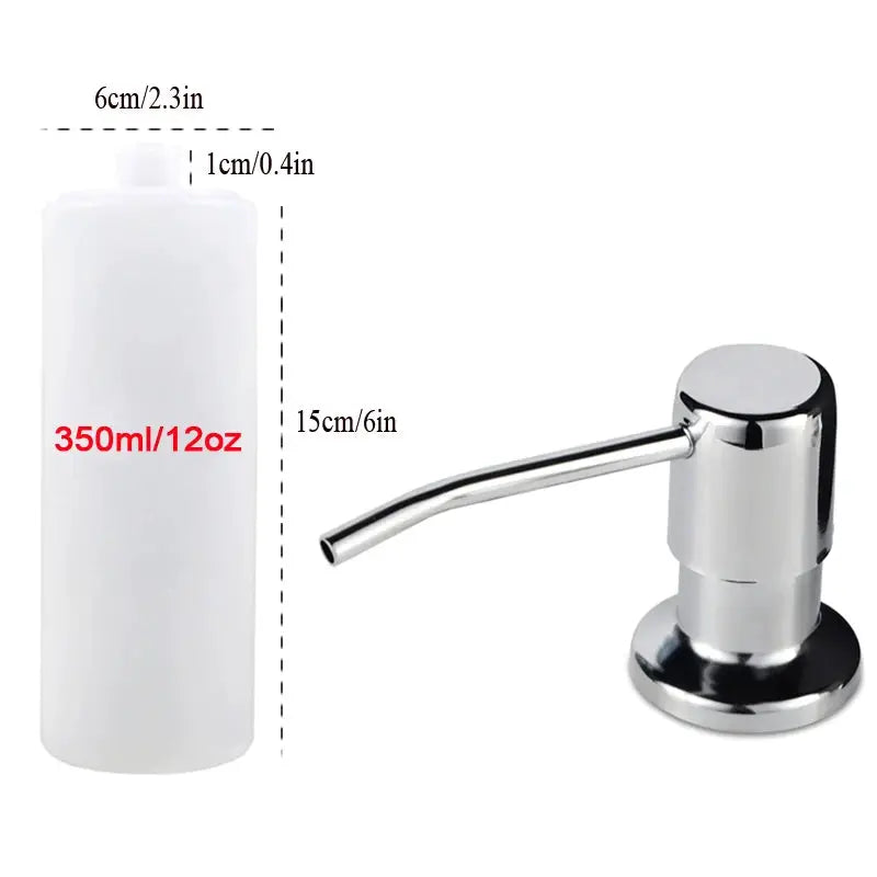 Under Sink Soap Dispenser Kit For Kitchen Sink And Extension Tube