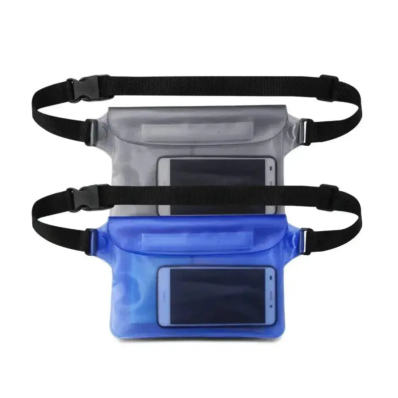Three Layer High Waterproof Sealing Swimming Bag Large Transparent Dry Pouch For Iphone And Mobile Phones