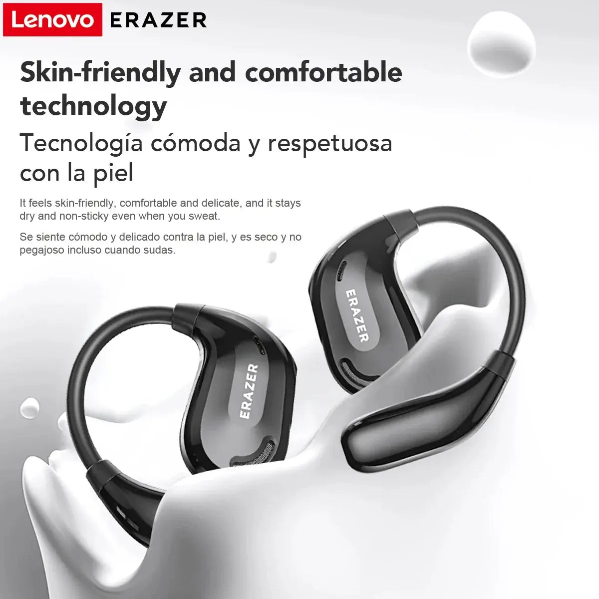 ERAZER XT66PRO Bluetooth Earphones With AI Translator Real Time Translation For 135 Languages And 13 Hour Battery