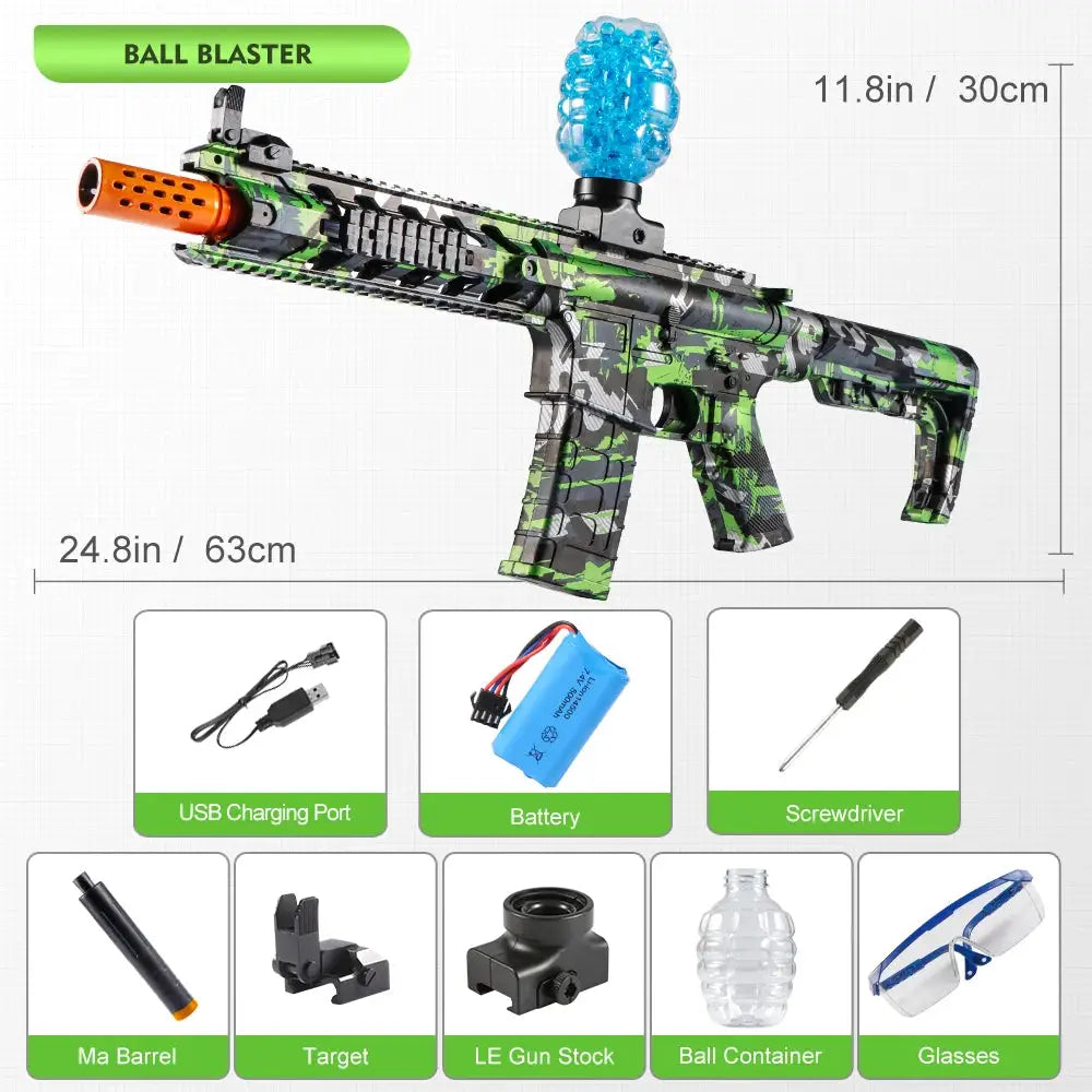 M416 Electric Blaster Gun Toy Rechargeable Automatic Outdoor Toy for Team Activities Perfect Gift Bullets Excluded