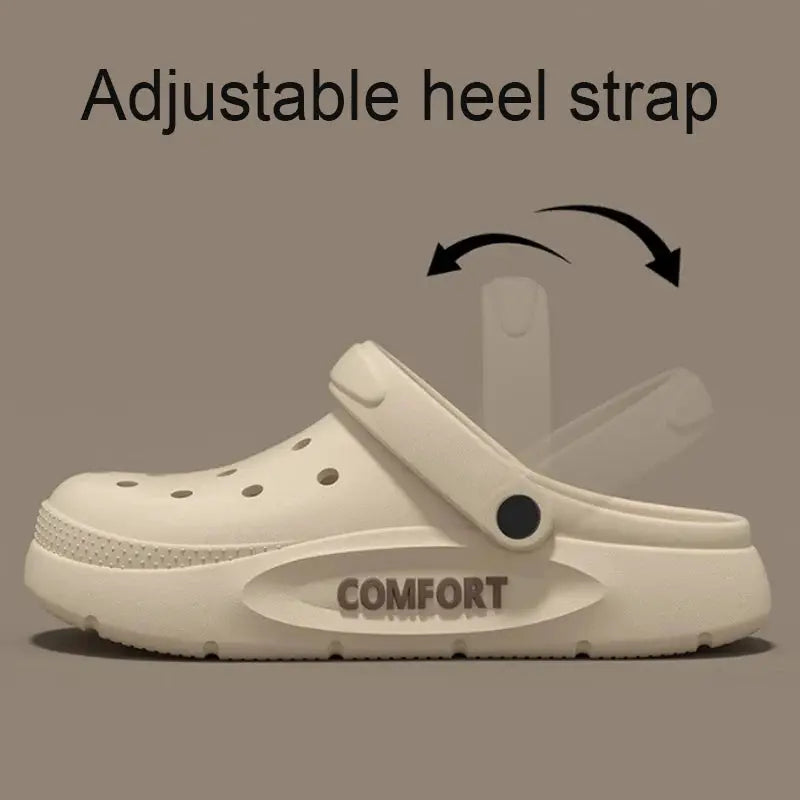 EverComfort Unisex EVA Slippers With Anti Slip Hollow Toe Design And Thick Non Slip Sole For Indoor Outdoor Use