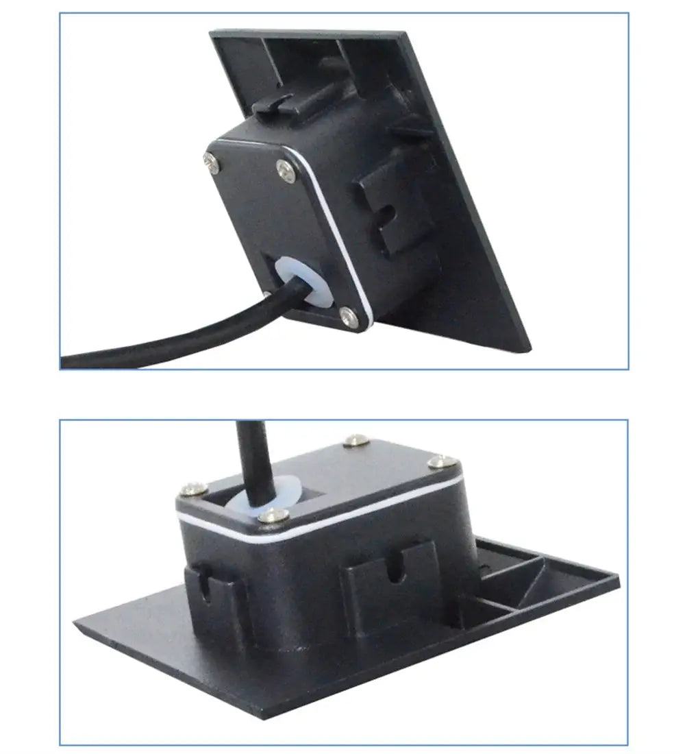 Outdoor recessed wall light by Simples Market, black IP65 waterproof, embedded 3W LED for steps/porch