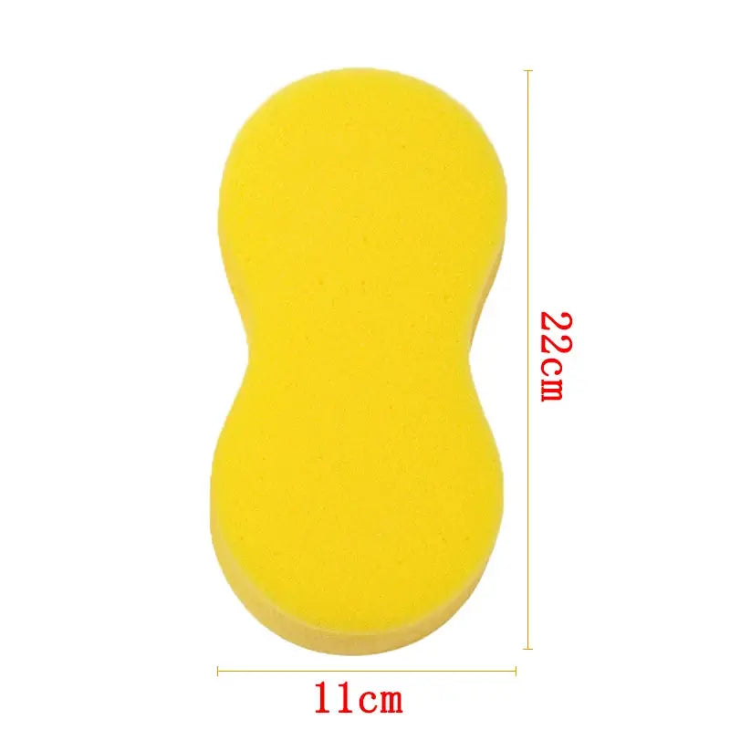 AutoCare Car Wash Sponge Honeycomb Large High Density Foam For Rich Foam And Gentle Scratch Free Detailing