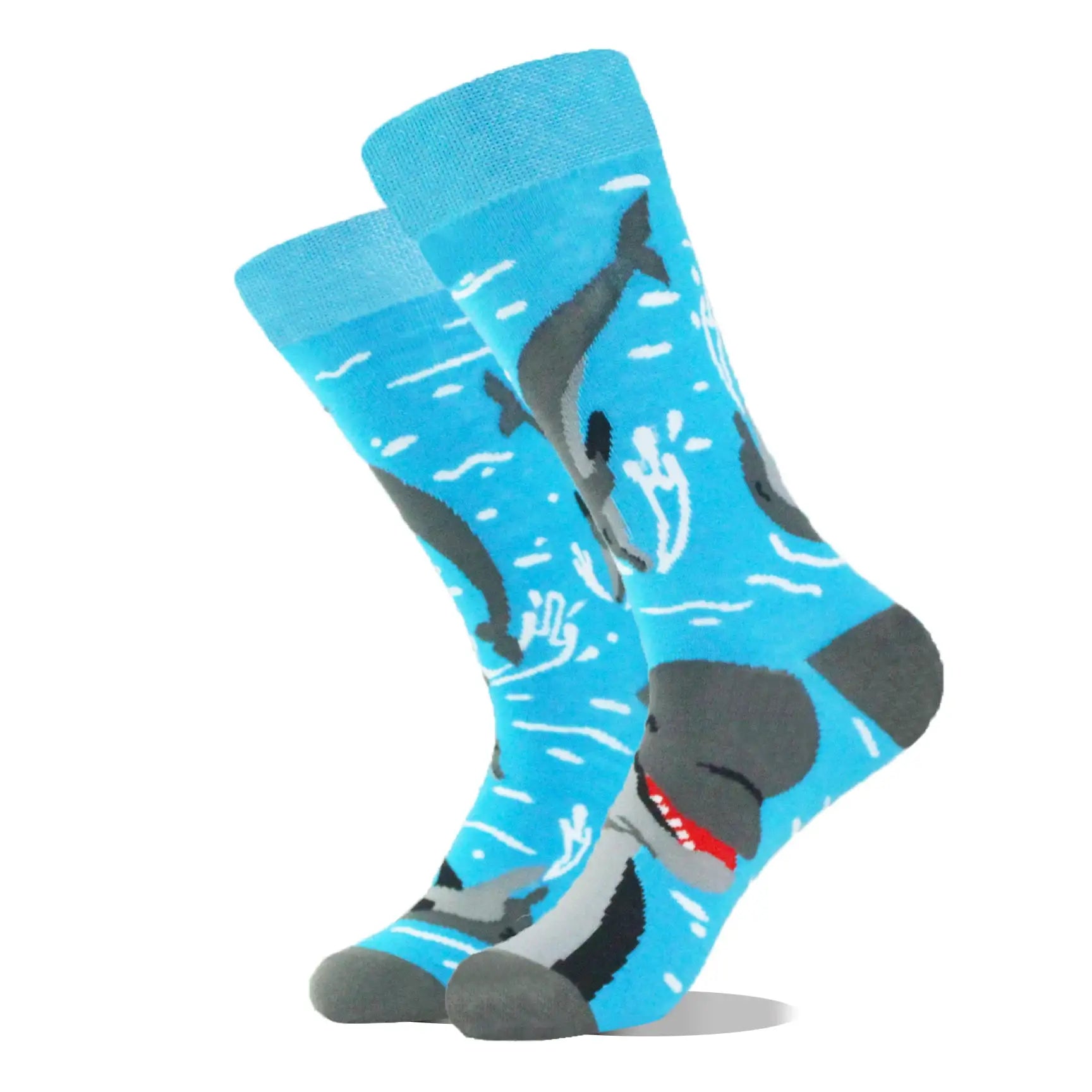Cotton Happy Funny Socks For Men Women Unisex Crew Socks Alien Planet Shark Dinosaur Novelty Design