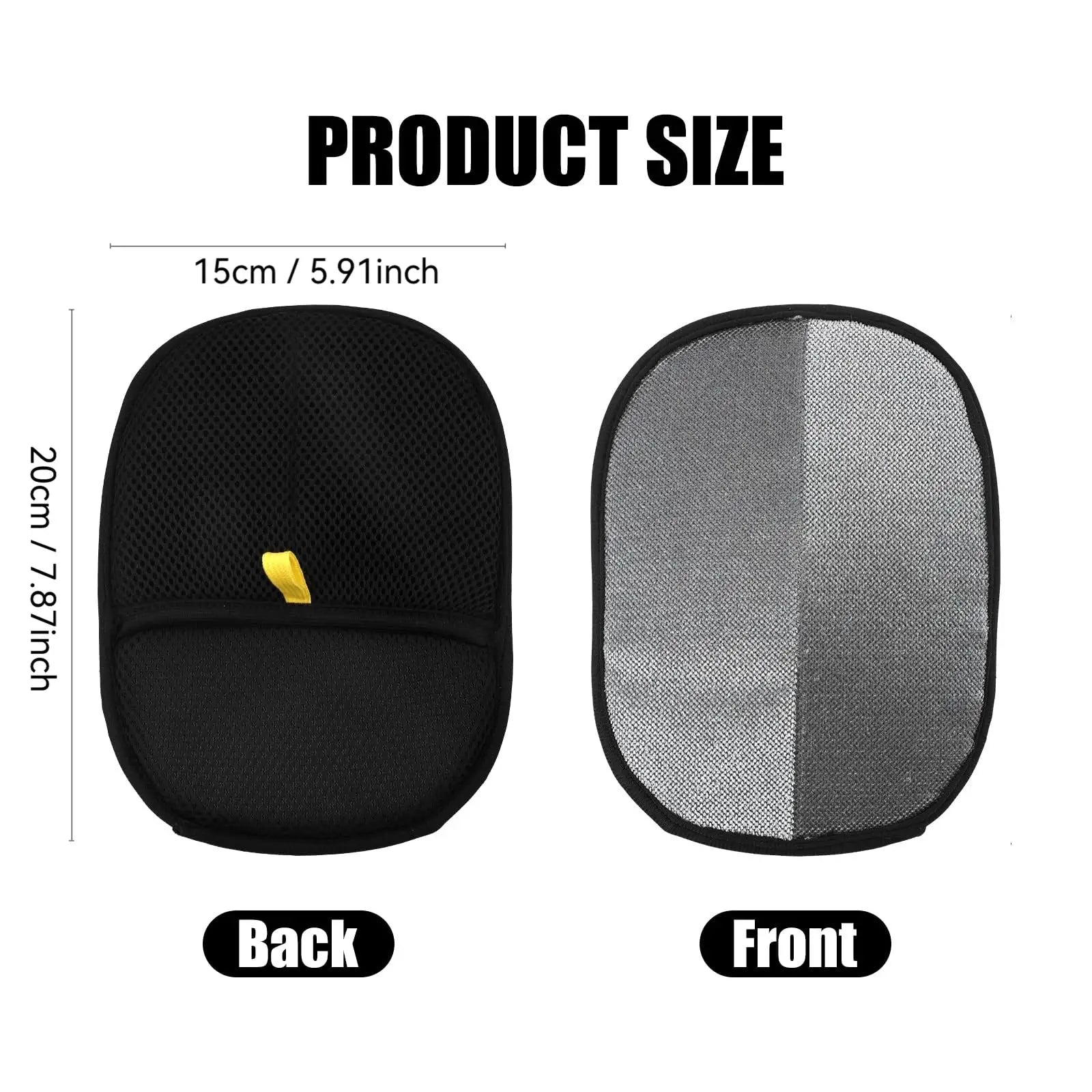 Reusable Static Pet Hair Removal Gloves For Pets Double Sided Grooming Gloves Removes Fur From Carpets Furniture Clothes