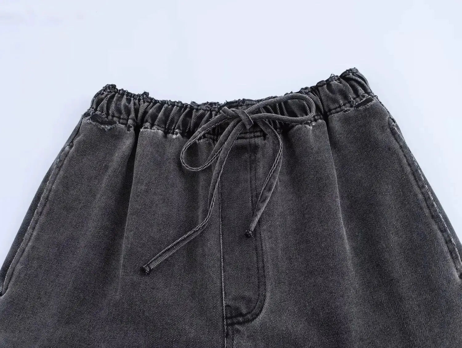 2024 Jeans Set For Women Turn Down Collar Casual Top High Waist Denim