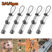 Simples Market 6-pack elastic rope adjustable backpack walking stick holders for trekking poles