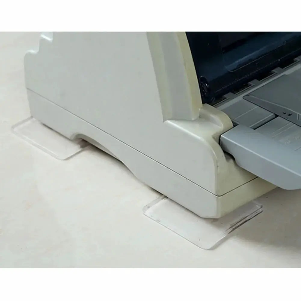 4pcs transparent silicone anti-vibration mats for washing machines, non-slip under appliance