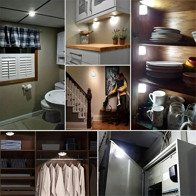 Simples Market motion-sensor LED nightlight, wireless wall lamp for closet, cabinet, stairs and bathroom