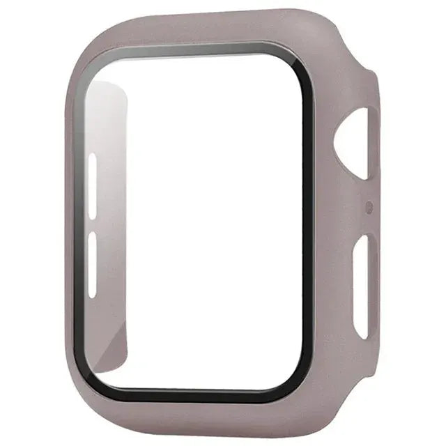 Glass+Cover For Apple Watch case 44mm 40mm 41 42 45 mm 49mm 46mm Screen Protector iWatch series Ultra 10 9 8 7 6 SE 5 Accessorie