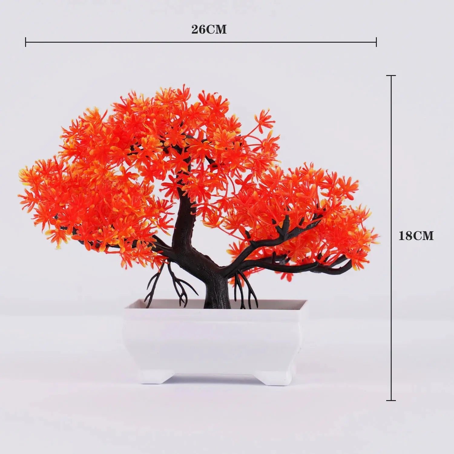 Artificial Bonsai Small Tree Simulation Potted Plant Tabletop Decor Ornament For Home Garden Hotel - Simples Market