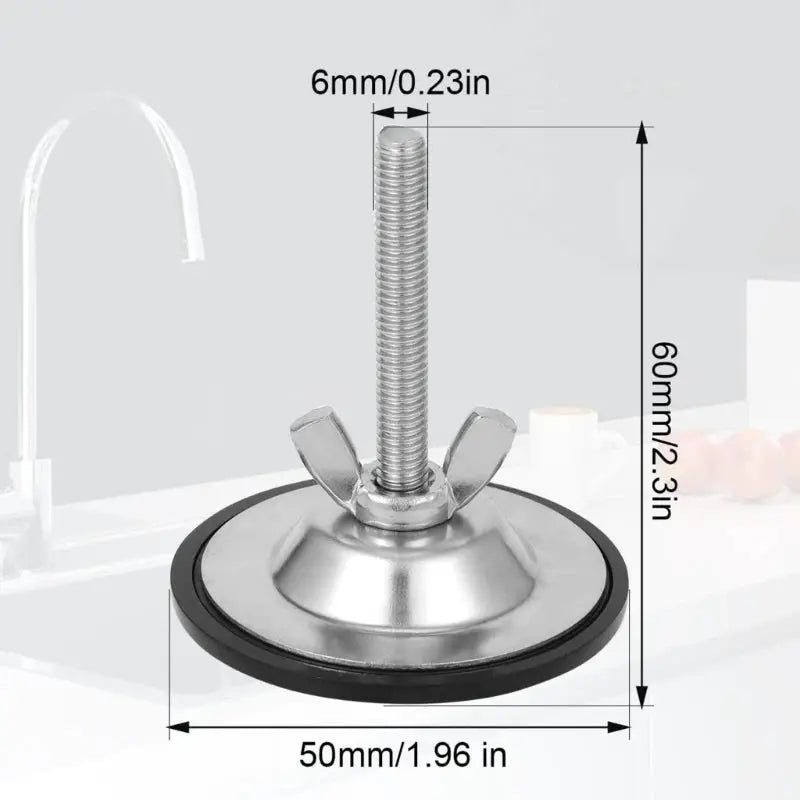 Apex Sink Hole Plug Stainless Steel And PP Cover Leakproof Tap Hole Seal For A Durable Kitchen Sink