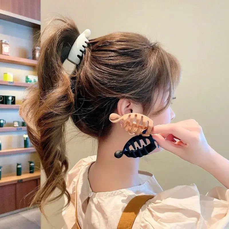 VelvetWave Twist Banana Clip Set Vertical Ponytail Clips For Volume And Secure Hold Back Or Top Of Head
