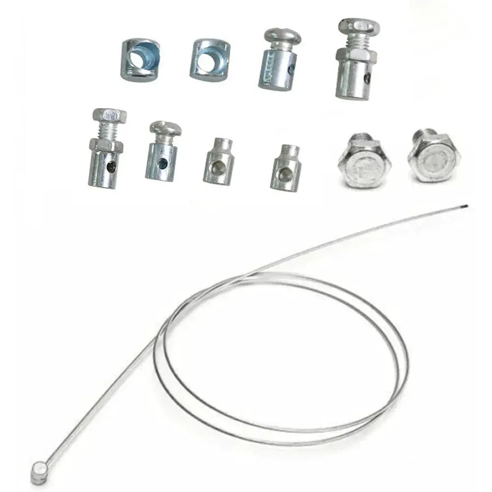 Universal Throttle And Clutch Cable Repair Kit For Lawn Mowers Rotovator And Ride On Equipment Replacement Cable Set