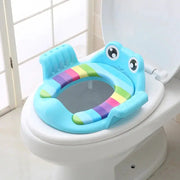 Adjustable Toddler Potty Seat With Step Stool Ladder Cartoon Design Training Chair For Kids