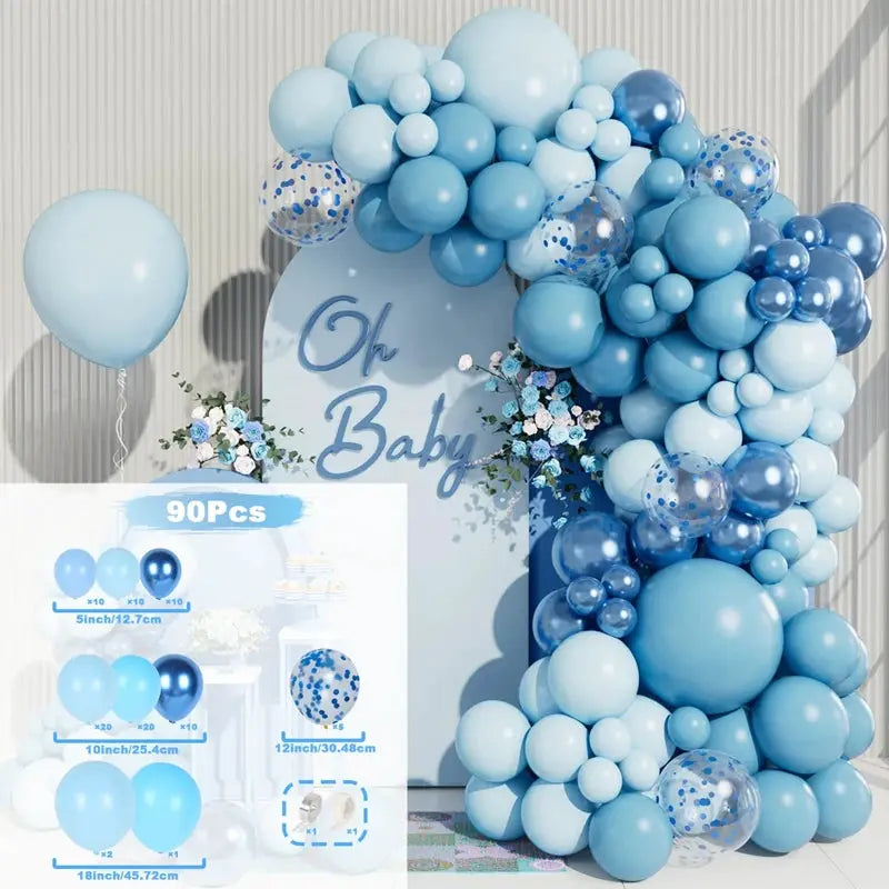 Balloon Garland Arch Kit Birthday Party Decoration Foil Balloons For Baby Shower Weddings And Events