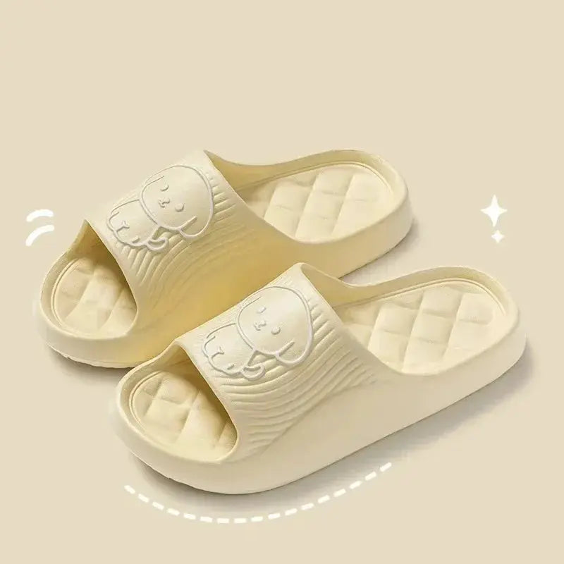Cloud Cushion Slides For Men Ultra Soft Thick Platform Non Slip Indoor Outdoor Home Slippers