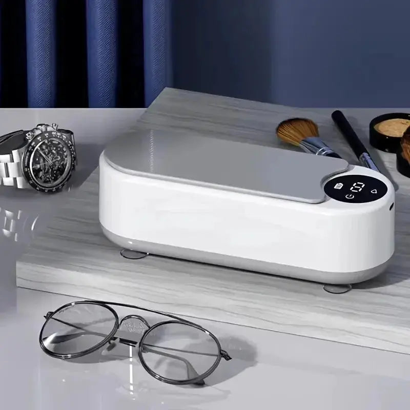 High Frequency Glasses Cleaner Wireless Ultrasonic Cleaning Machine For Eyewear Jewelry Accessories