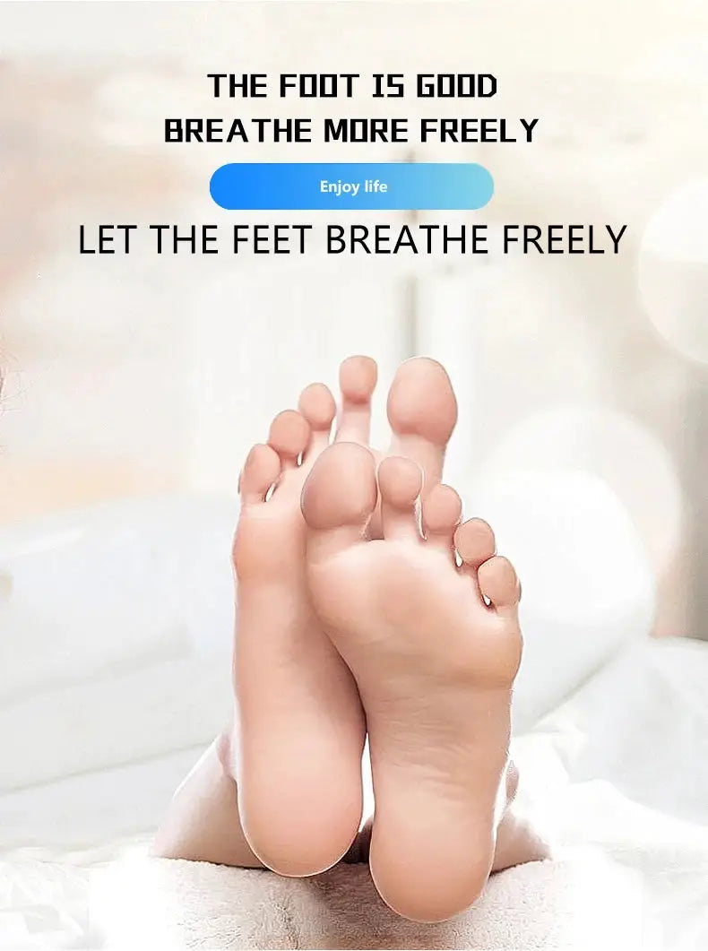 Foot care file electric callus remover kit with replacement sandpaper by Simples Market; feet on bed