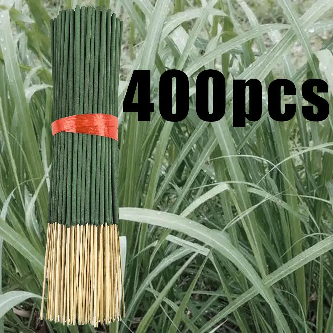 Natural Citronella Incense Sticks Pack 20 56 101 400 Lemongrass Fragrance Bamboo Wood Chips For Outdoor Camping