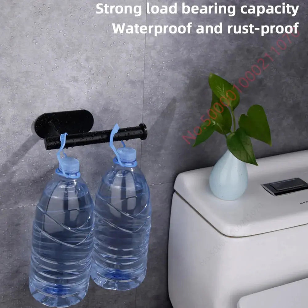 Adhesive Stainless Steel Toilet Paper Rack And Kitchen Towel Holder