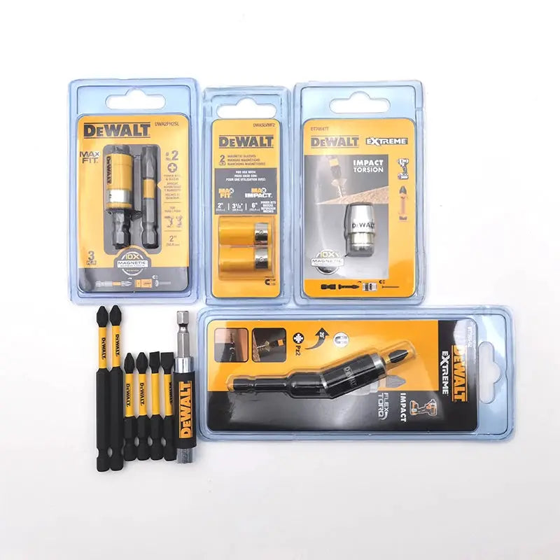 Dewalt Combination Series Extension Rod For Cross Slotted PH2 Bits 89mm 57mm 50mm Silver Yellow Ring