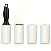 Simples Market Ultra Sticky Lint Roller with black handle and four white replacement rolls
