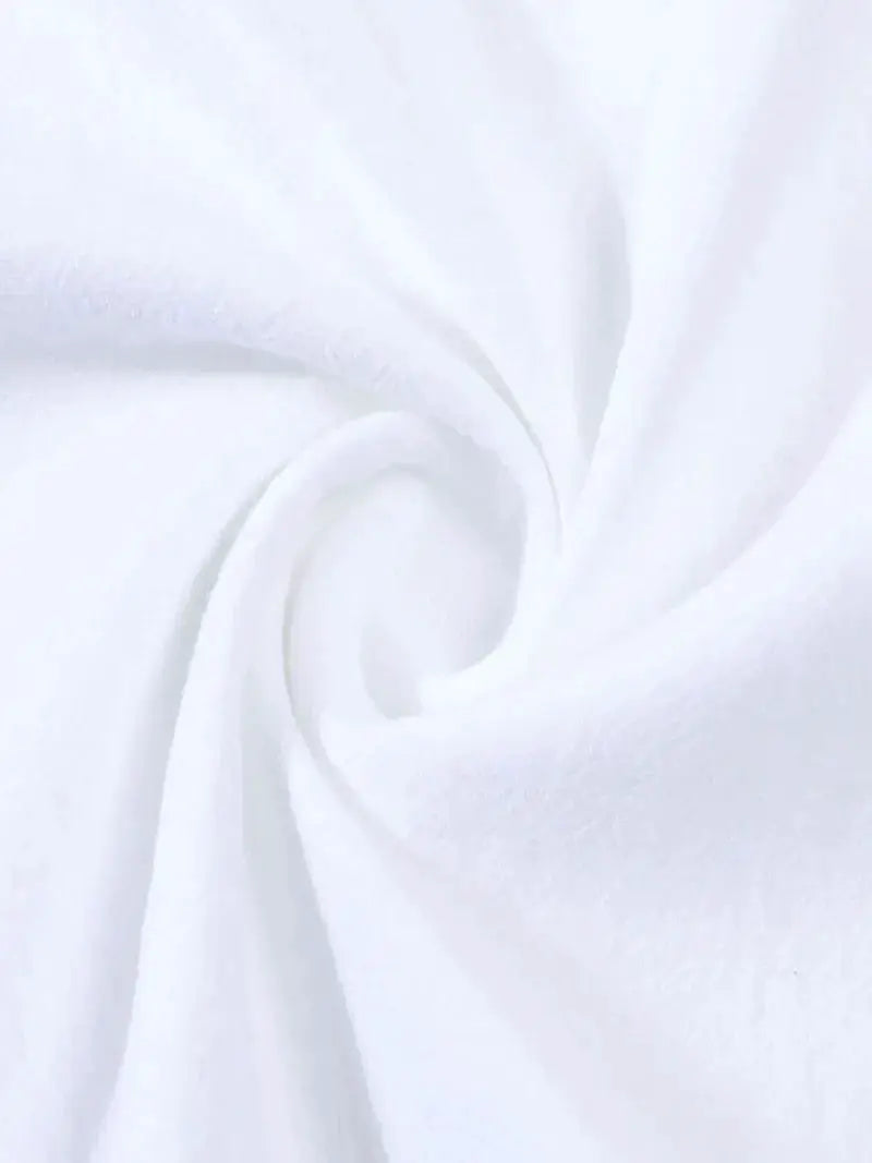 Men's long sleeve linen shirt close-up on white fabric