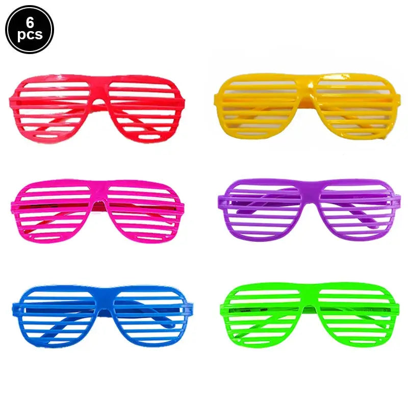 Neon UV Glow Party Hats Blacklight Fluorescent Hats For Adults And Kids Multi Pack 6 12 24 30 Pieces