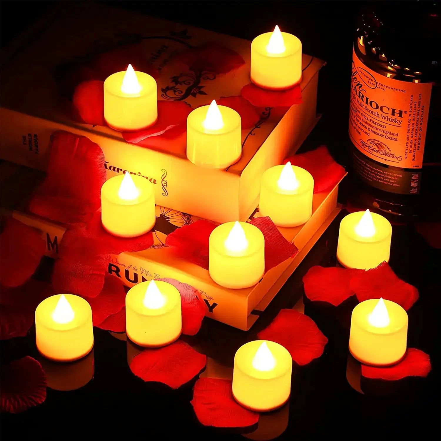LED Flameless Tea Candles Battery Powered Safe Candles For Wedding Decor Birthday Parties Home Table Candles