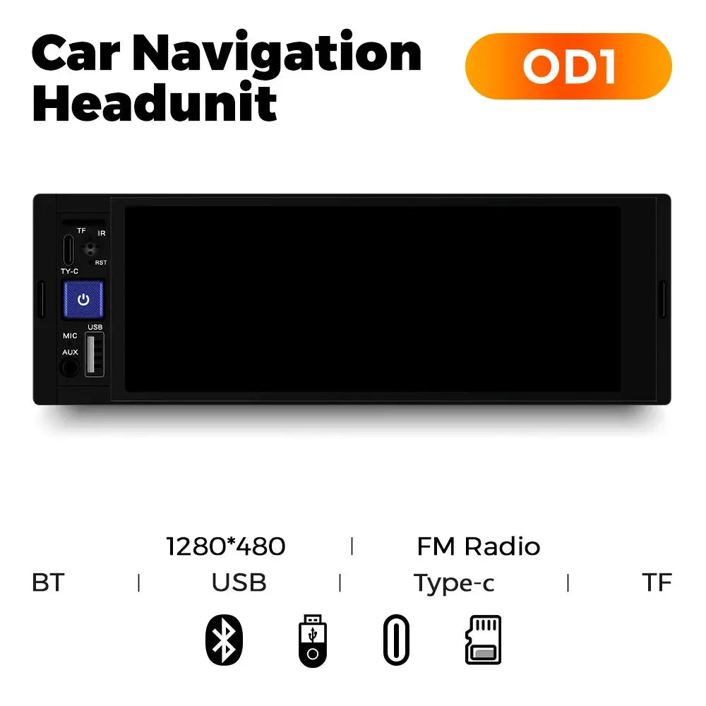 1 Wireless CarPlay Android Auto 6.86 Inch Touchscreen Car Stereo MP5