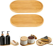 Japanese Style Wooden Plate Beech Oval Tray Solid Wood Small Plate 18cm One Piece For Children Kitchen Dining