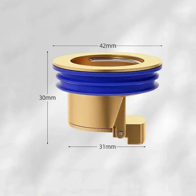 Toilet Shower Copper Floor Drain Core Anti Odor Insect Repellent Self Sealing Backflow Prevention Bathroom Accessory