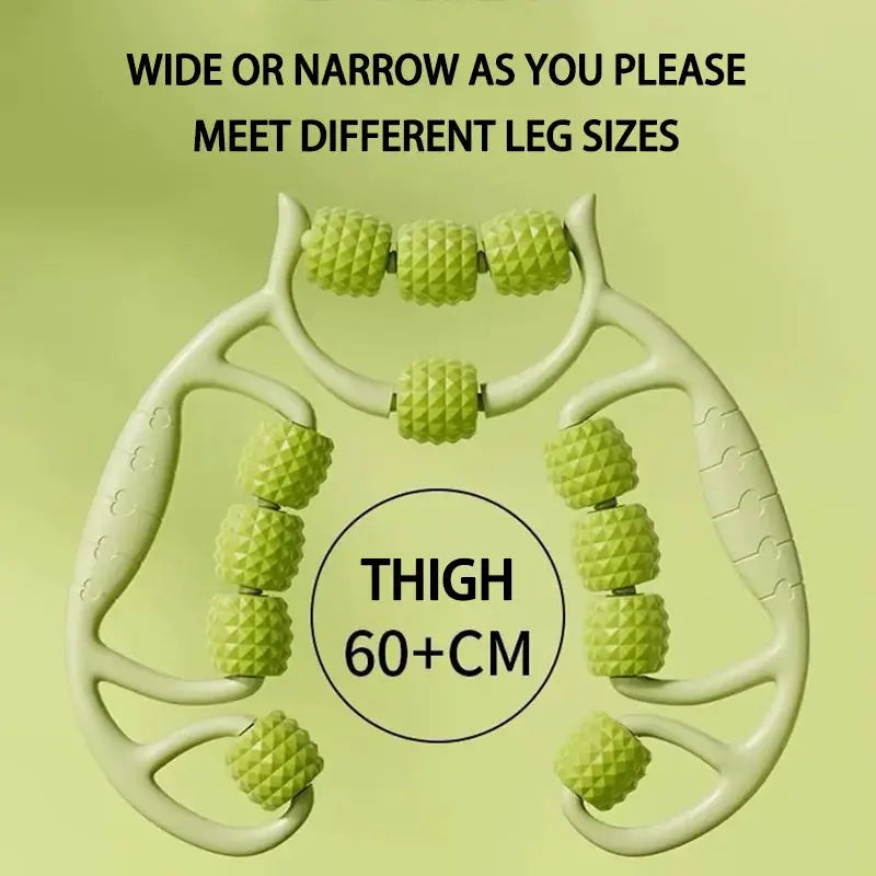 12 Wheel Annular Leg Clamp Massager For Anti Cellulite Body Slimming And Deep Tissue Massage