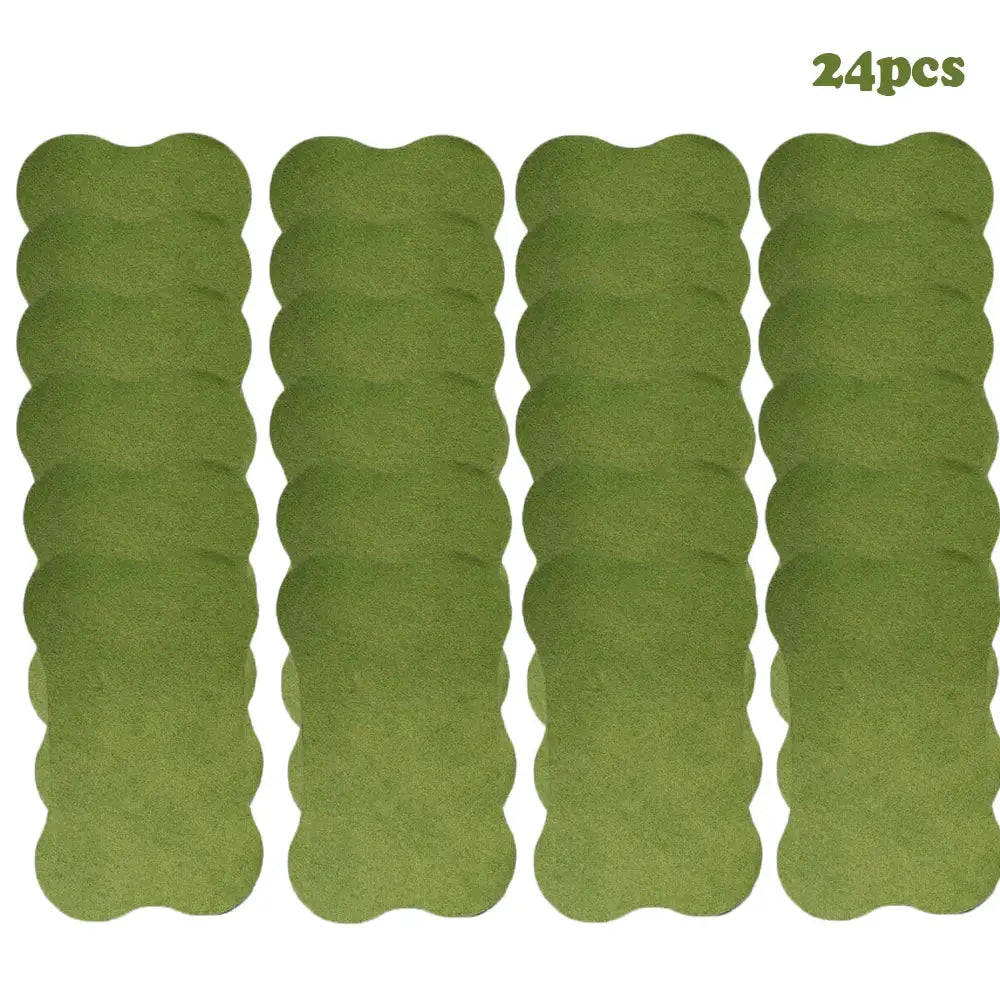 Simples Market lumbar spine self-heating patches, green fabric, 4-piece set