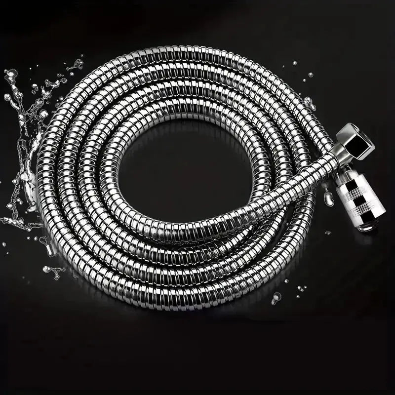 Simples Market stainless steel shower hose with anti-kink coil and G 1/2 connection