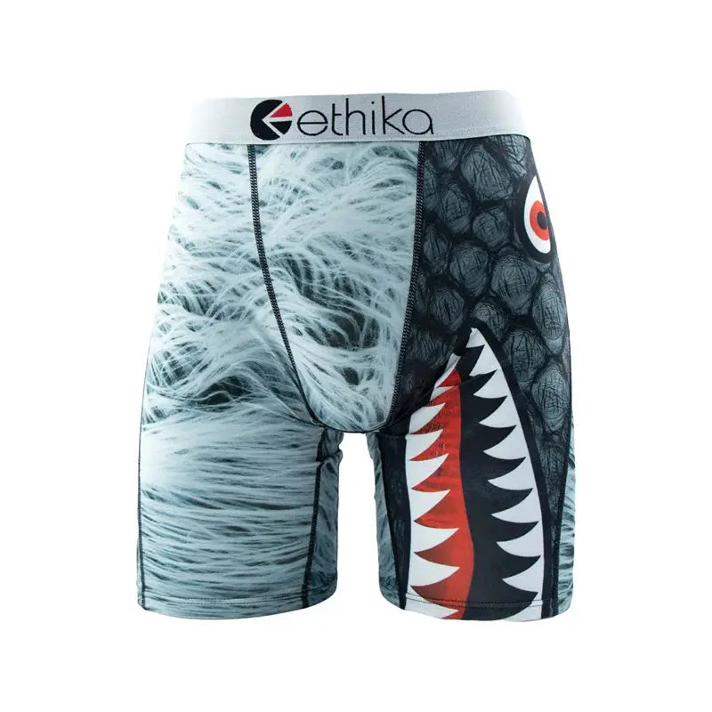 ETHIKA Mens Boxer Shorts Breathable Mesh Crotch Trunks Plus Size S3XL Swimming Underpants