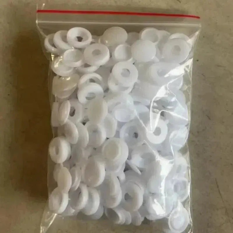 50 Pack Hinged Plastic Screw Covers Snap Over Caps For Furniture Decor And Woodworking Finish